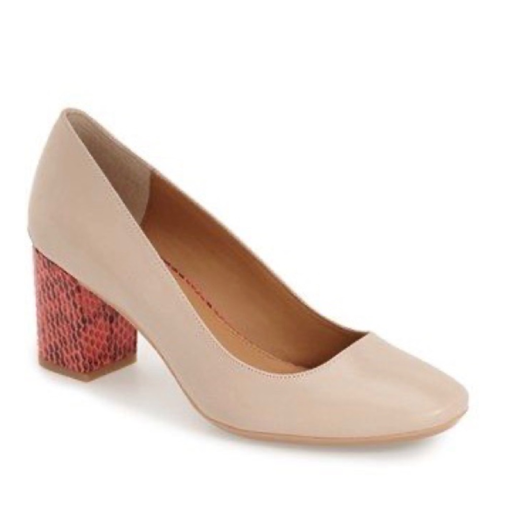Calvin Klein Cirilla Leather Heel Sz 6